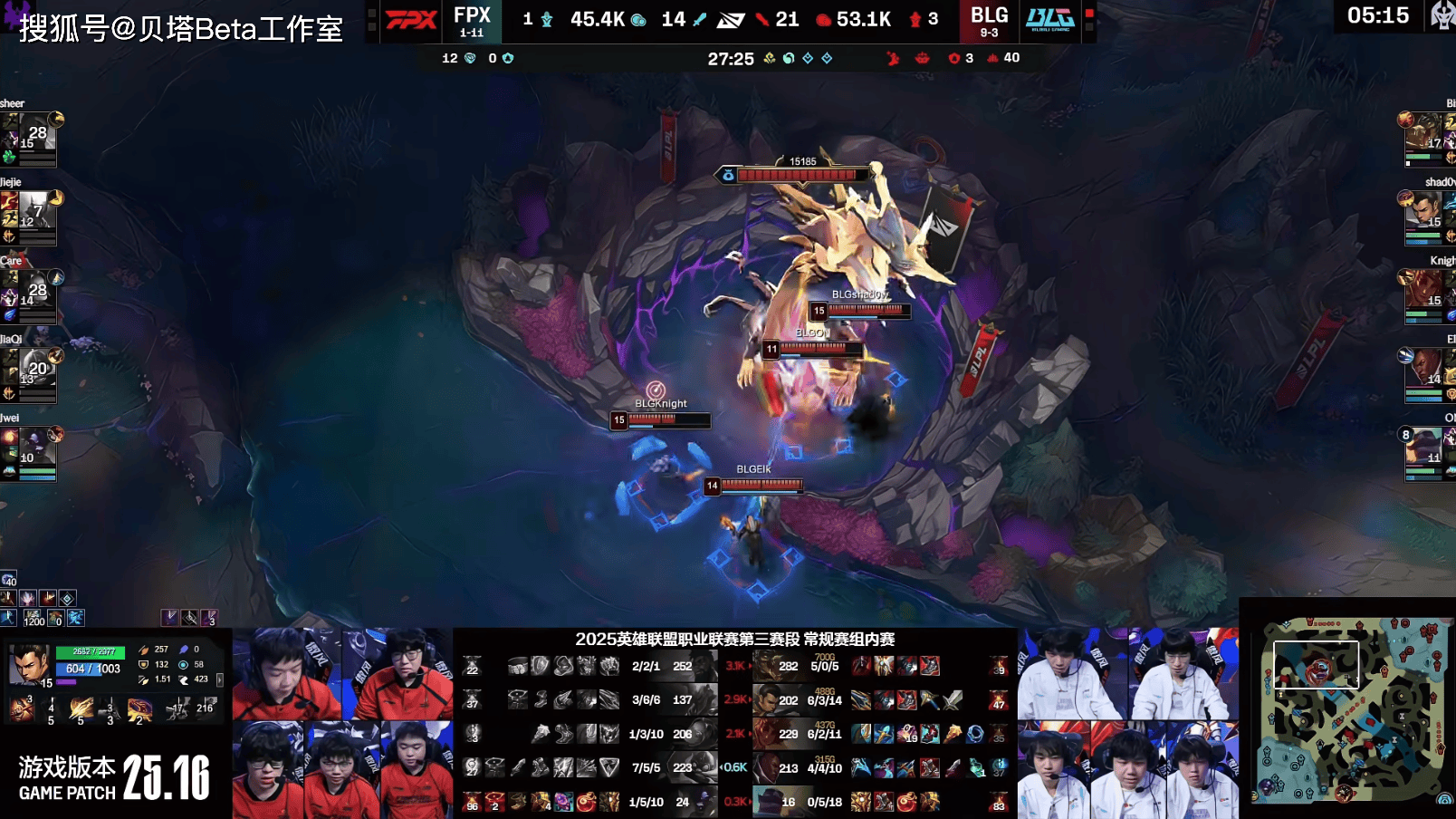 FPX横扫EG,Huni高光表现 FPX横扫EG,Huni高光表现